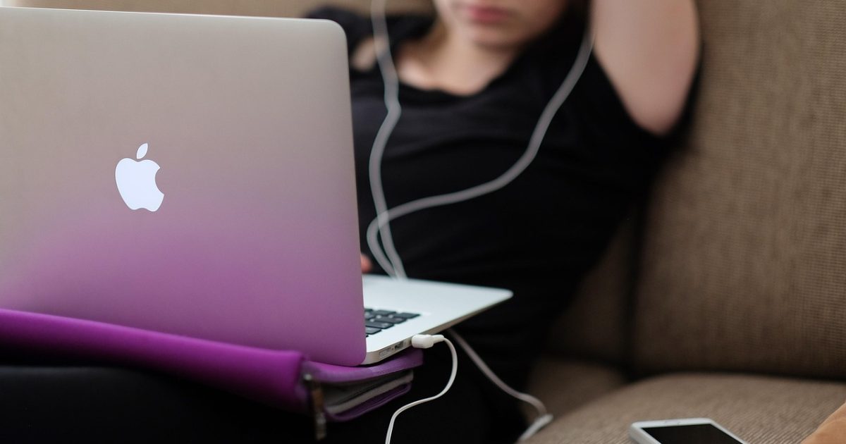 Apple, computer, girl, iphone, working, laptop, macbook air, woman, couch, sit, sitting, macbook, apple products, work from home, apple, apple, apple, apple, computer, iphone, iphone, iphone, iphone, iphone, laptop, laptop, laptop, couch, macbook, macbook