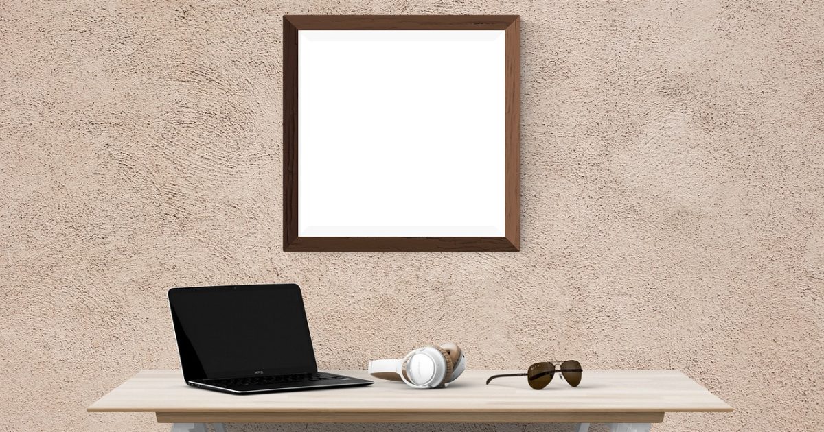 Poster, wall, mockup, interior, frame, mock, gallery, canvas, realistic, brown wall, brown frame, brown interior, gallery, canvas, canvas, canvas, canvas, canvas