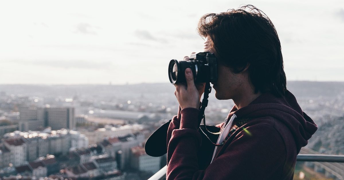 Camera, photographer, city, view, rooftop, deck, man, taking photo, taking picture, outdoors, camera, camera, camera, photographer, photographer, photographer, photographer, photographer